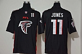 Nike Falcons 11 Julio Jones Black Team Big Logo Number Vapor Untouchable Limited Jersey,baseball caps,new era cap wholesale,wholesale hats